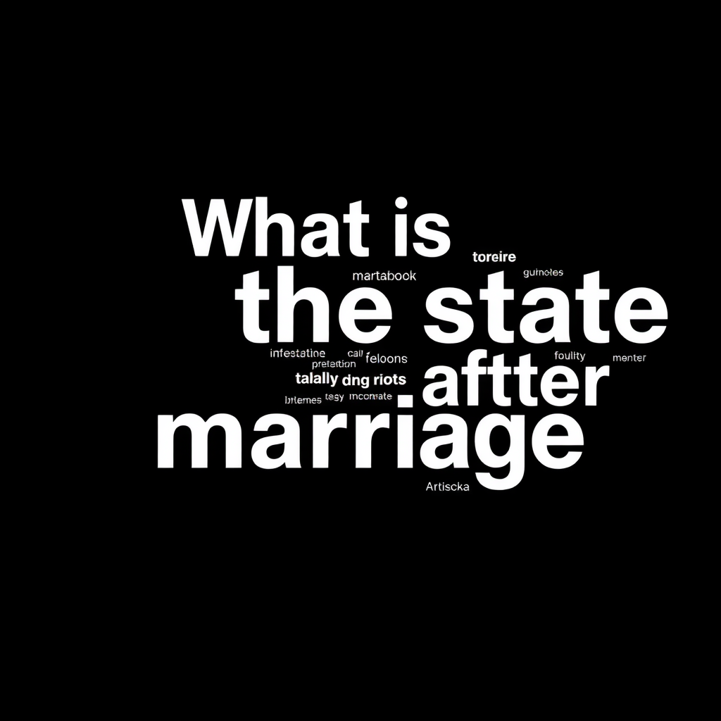 婚后是什么状态