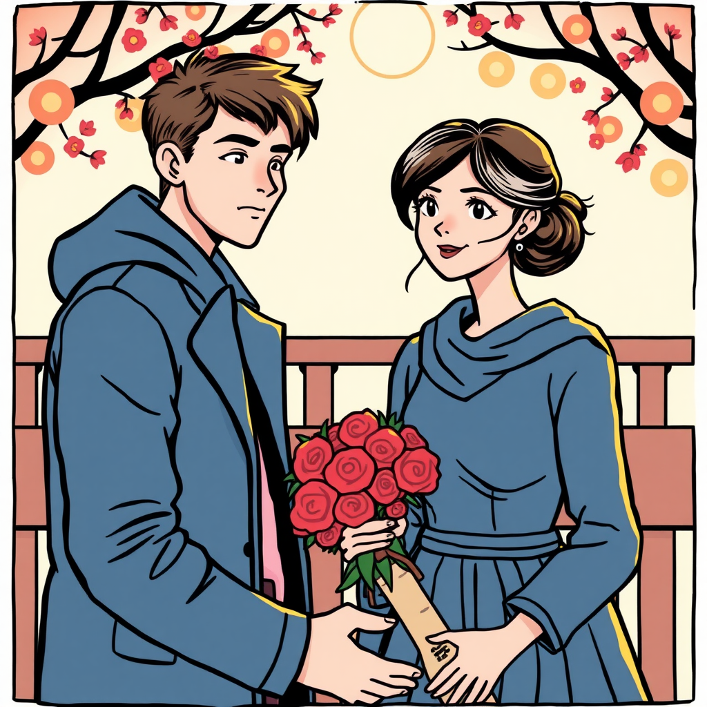 讲两个人婚后生活漫画