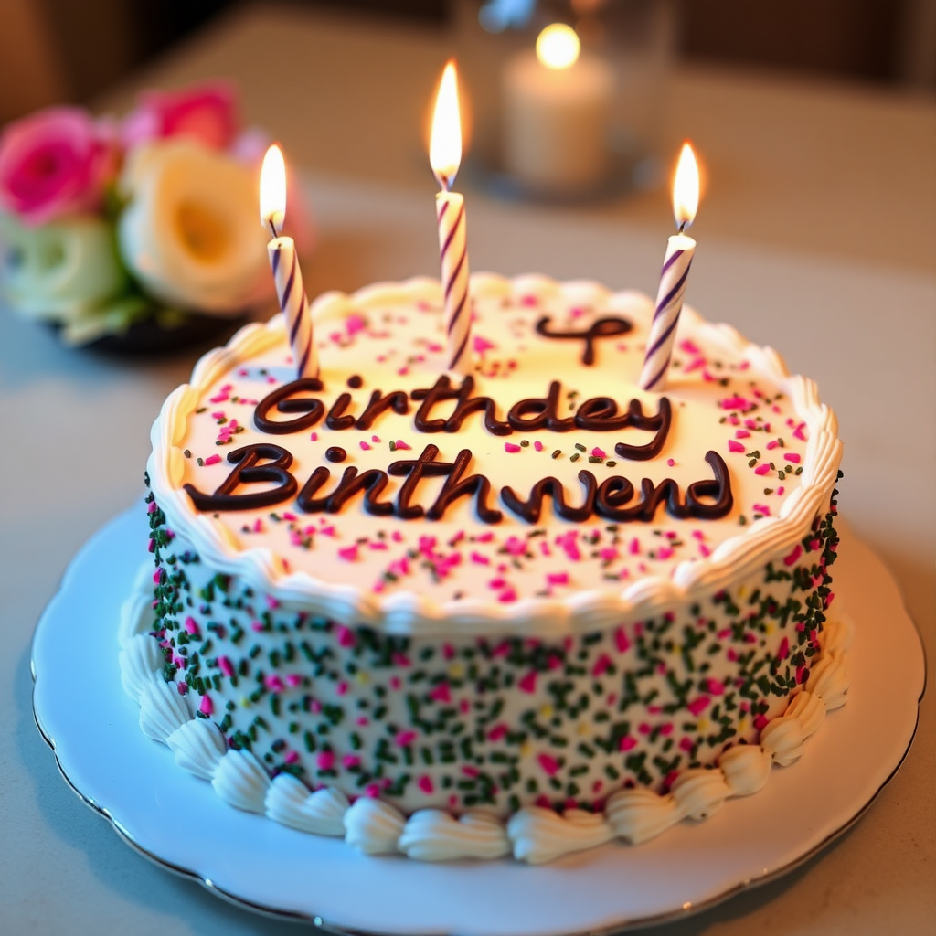 分手挽回女友生日蛋糕