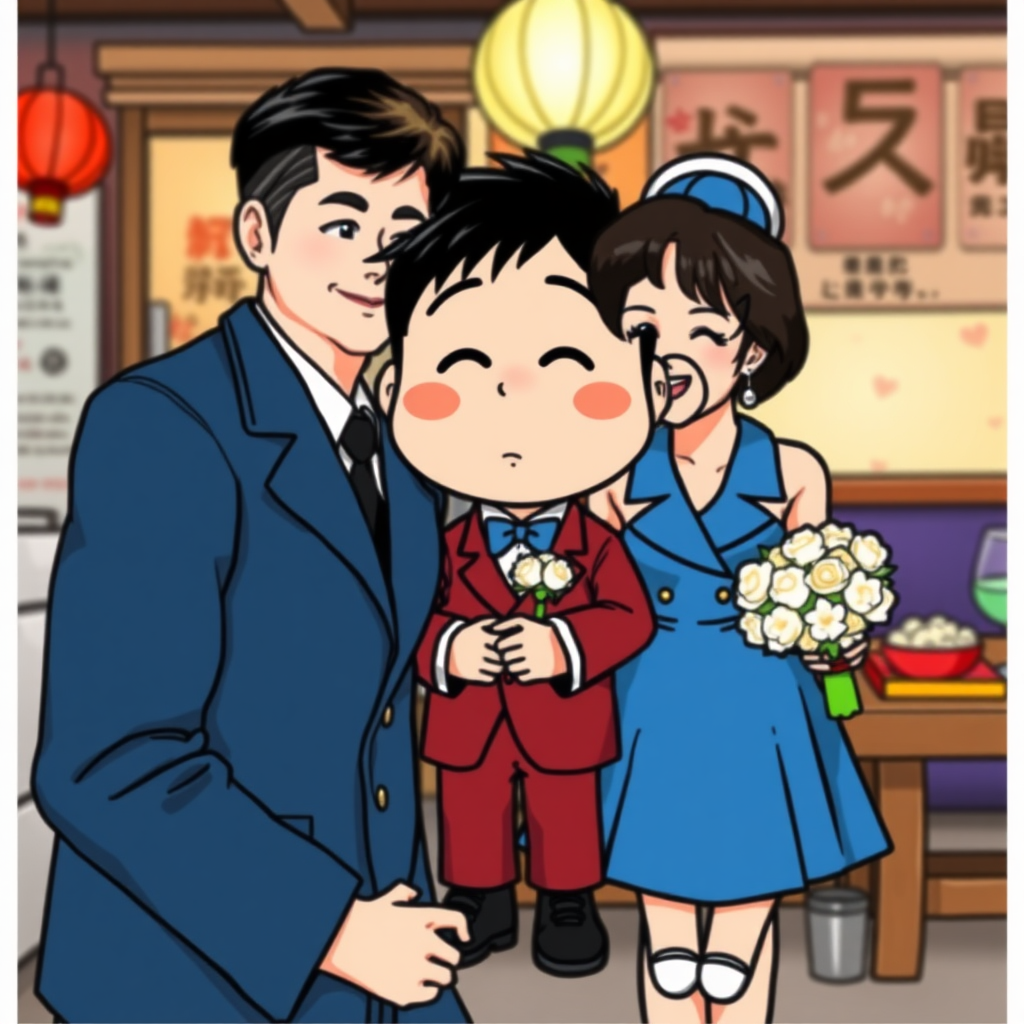 蜡笔小新男生婚后生活照