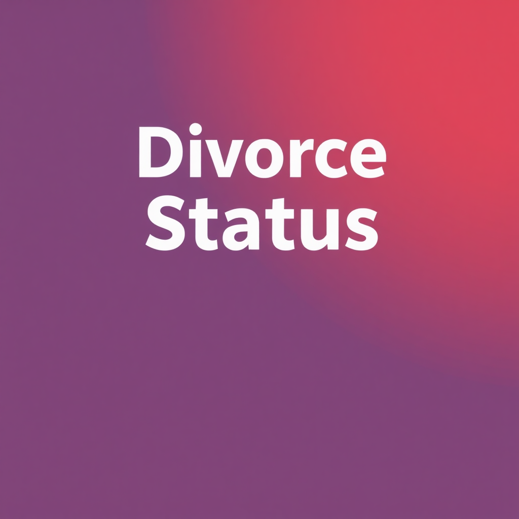离婚后的状态模板