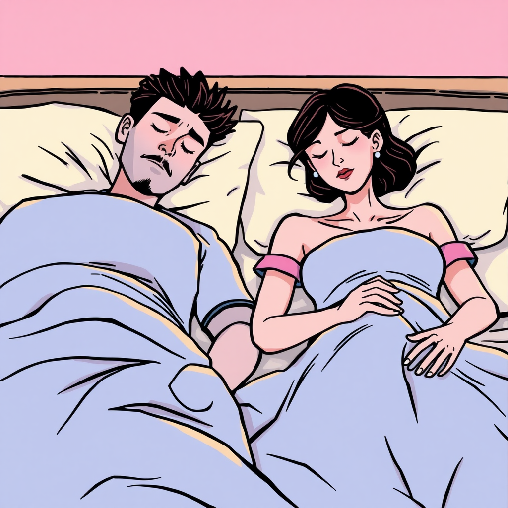婚前婚后睡觉区别漫画