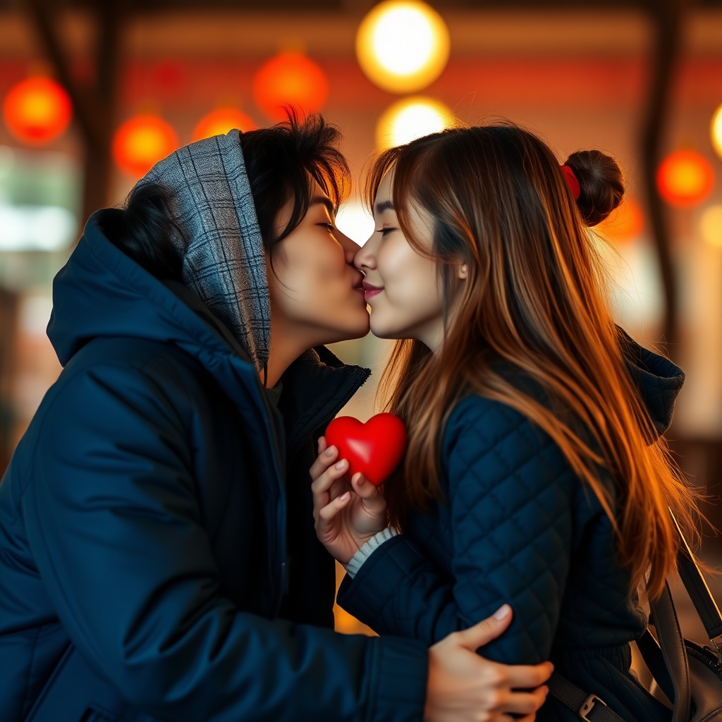 恋爱中女生接吻的技巧