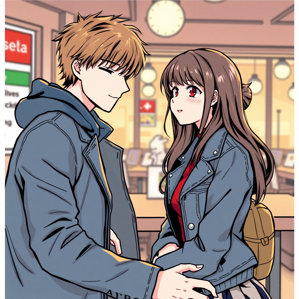 跟随女主学恋爱技巧漫画
