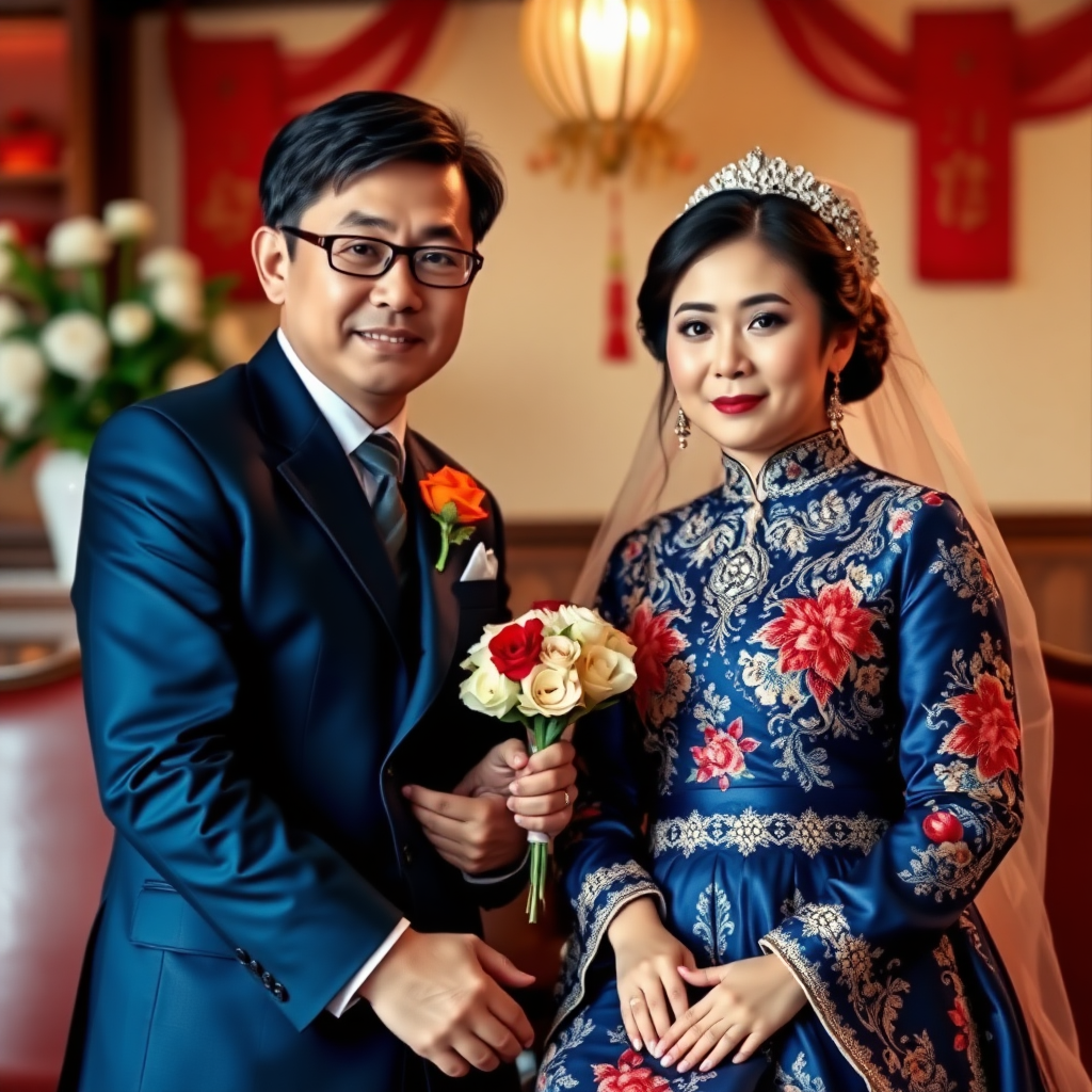 儿子挽救父母的婚姻给父母办婚礼