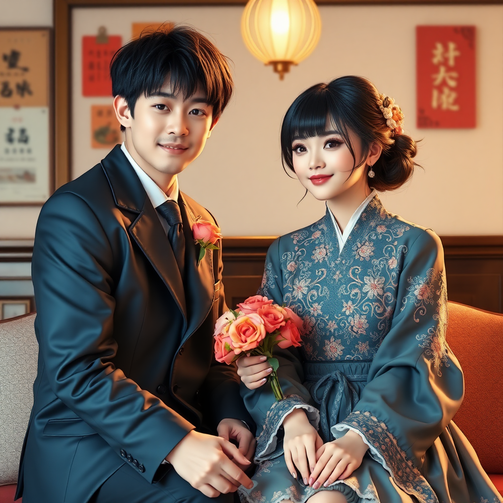 新兰甜蜜的婚后生活
