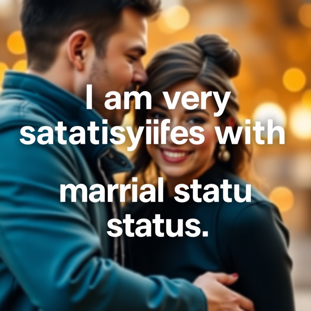 我很满意婚后状态