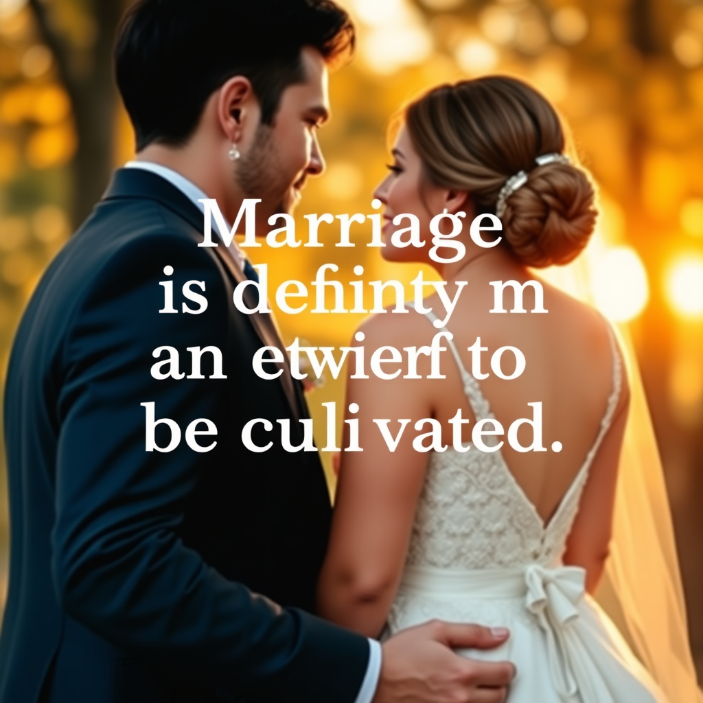 婚姻一定是经营出来的