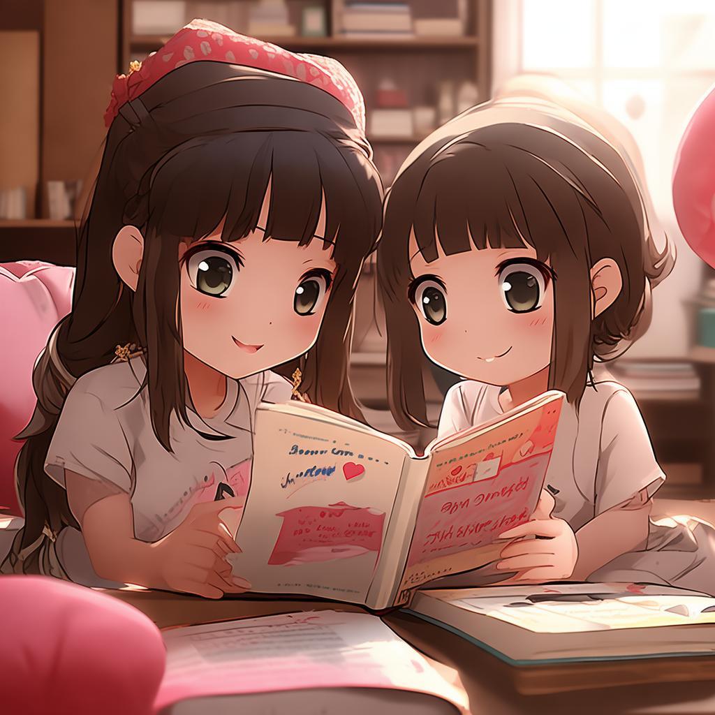 动漫两妹子学恋爱技巧