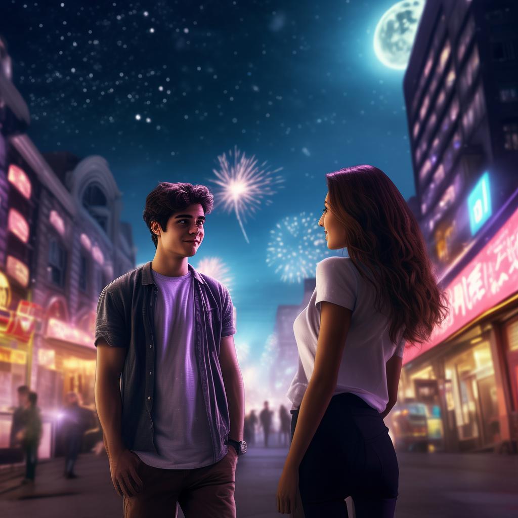 公开恋爱小技巧男生夜景
